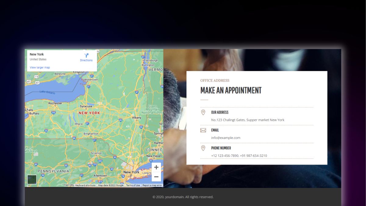 Header and Footer – Footer Style 35